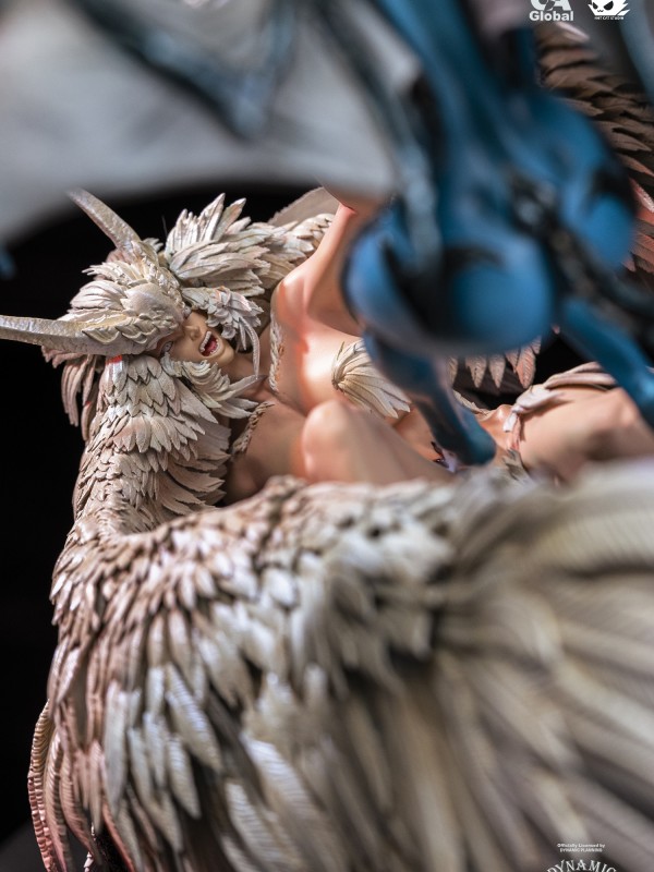 HotCat Studio Devilman Lady Demons & Angels Jun Fudo vs Ran Ausuka Hot Sexy 1/6 Statue